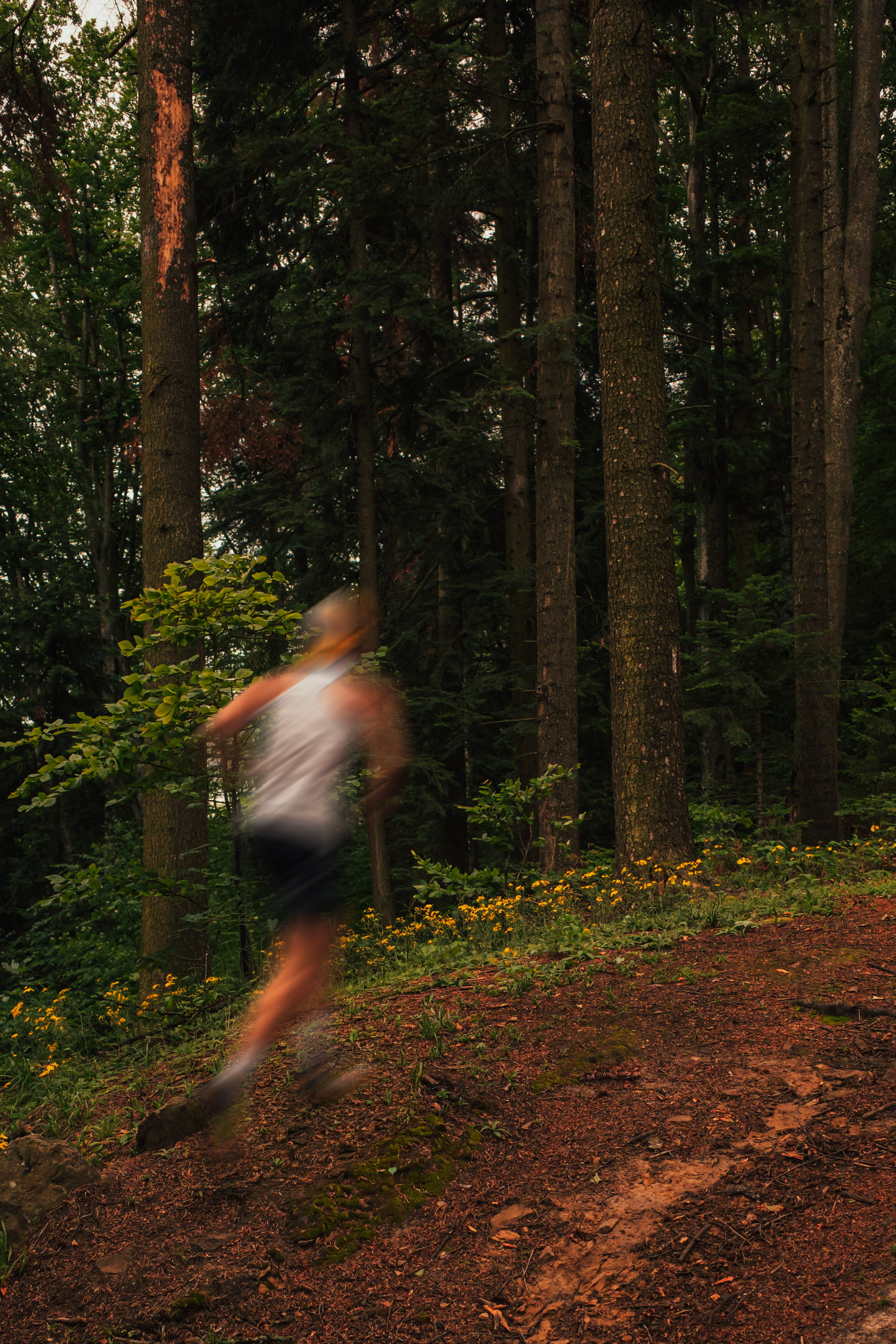Runner on course